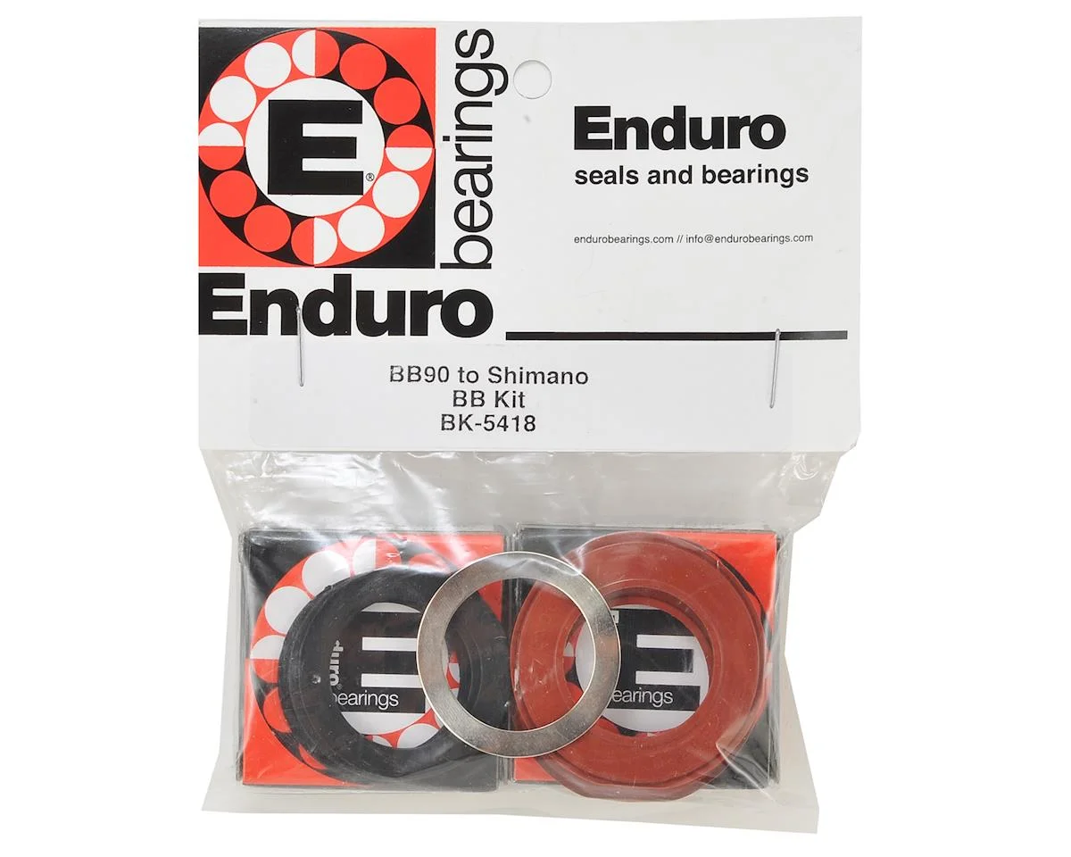 Enduro ABEC-3 Bottom Bracket (Black) (BB90/BB95) (24mm Spindle) - view 2